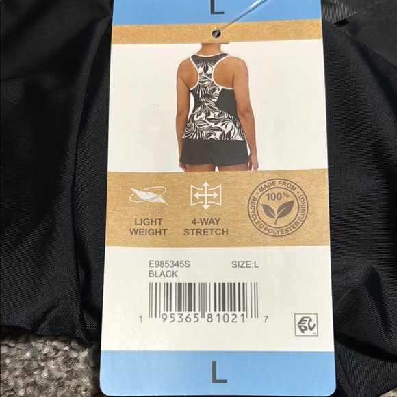 Black and White Zebra Print Tank Top - Picture 8 of 8